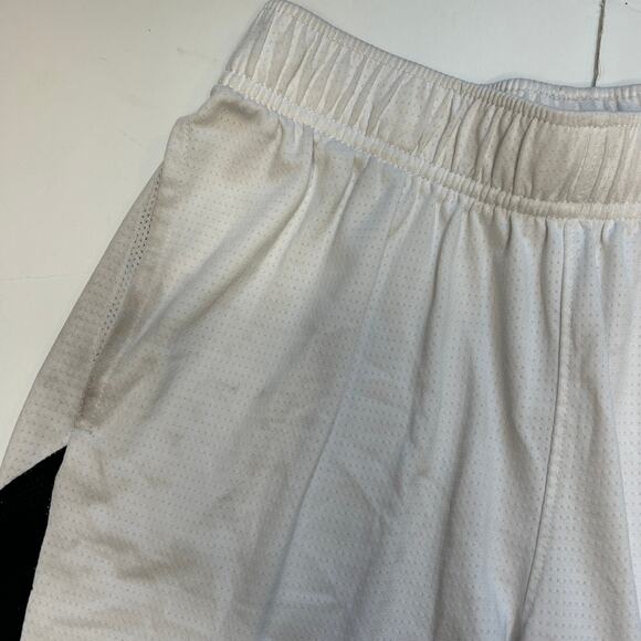 Nike Dri-FIT White and Black Shorts - Size M (10-12Y) - Picture 3 of 5